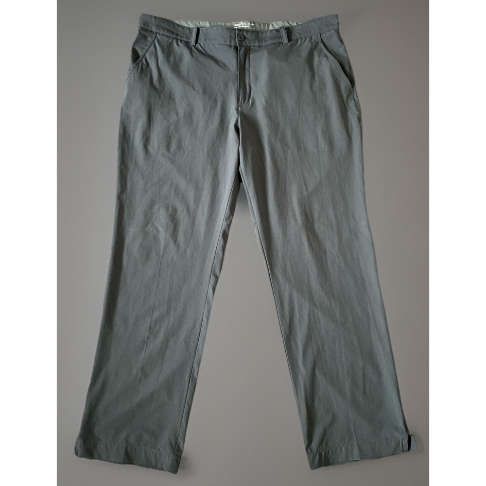 Nike Golf Tour Performance Dri-Fit Stretch Chino Pants Gray 38x30 JBHS